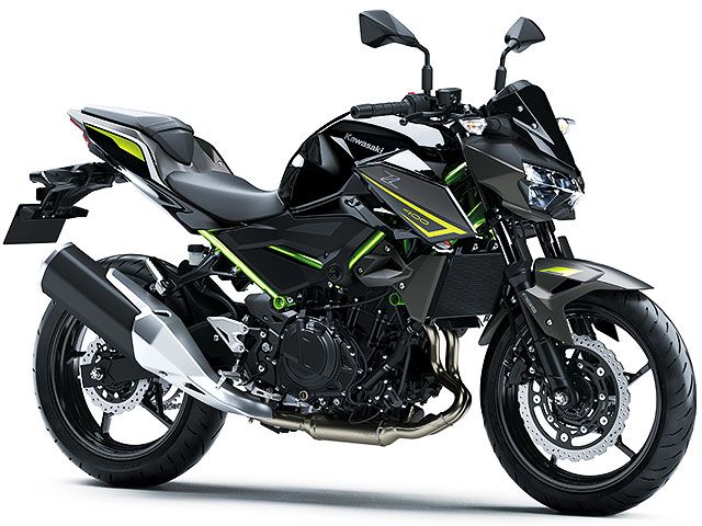 2023年 Z400 メタリックスパークブラック×メタリックマットグラフェンスチールグレー(カタログメイン)