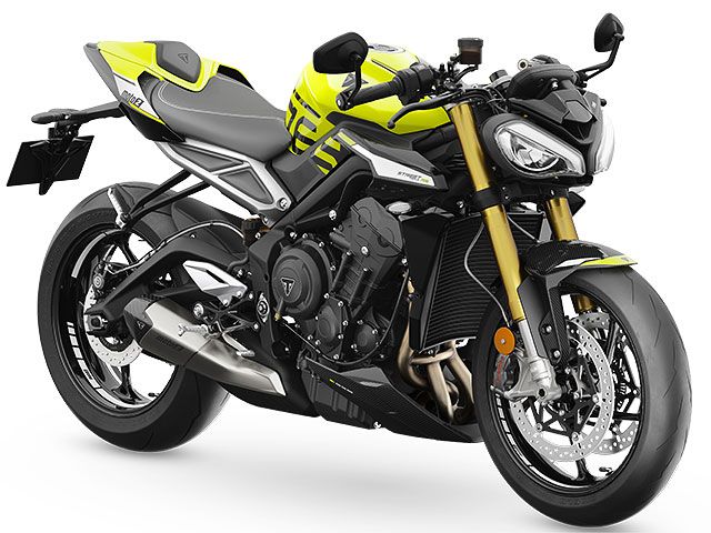 2023年 Street Triple765 Moto2(TM) Edition Racing Yellow（カタログメイン）
