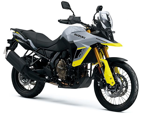 2023年 V-Strom 800DE Glass Matt Mechanical Grey(カタログメイン)