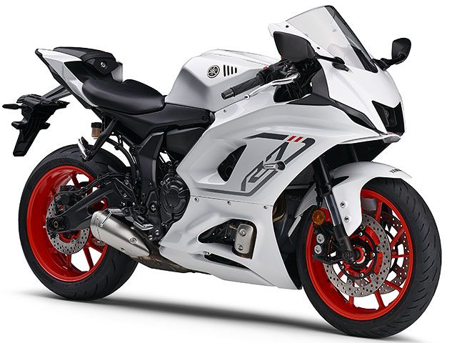 2023年 YZF-R7 ブルーイッシュホワイトパール1(カタログメイン)