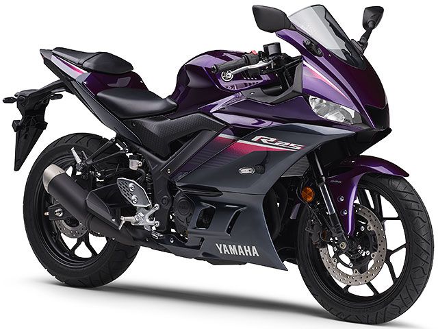 2023年 YZF-R25 ABS ダークブルーイッシュパープルメタリック3(カタログメイン)