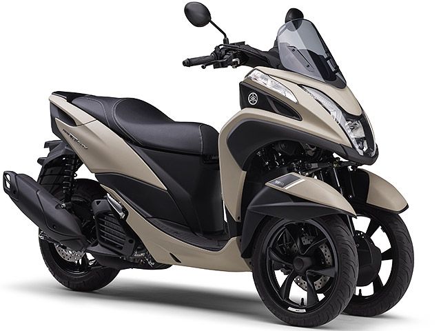2023年 TRICITY 155 マットイエローイッシュグレーソリッド1(カタログメイン)