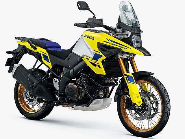 2023年 V-Strom 1050DE チャンピオンイエローNo .2/マットソードシルバーメタリック(カタログメイン)