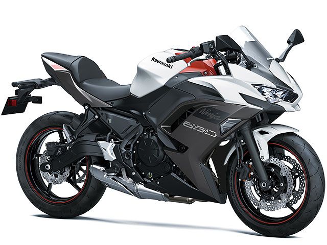 2023年 Ninja 650 パールロボティックホワイト×メタリックフラットロウグレーストーン(カタログメイン)