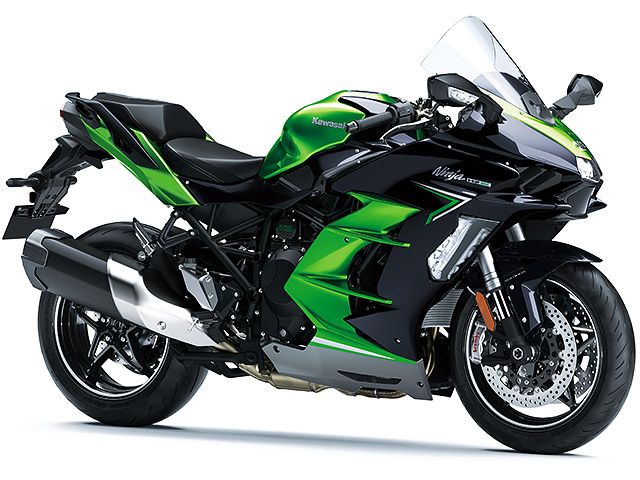 2023年 Ninja H2 SX SE エメラルドブレイズドグリーン×メタリックディアブロブラック(カタログメイン)
