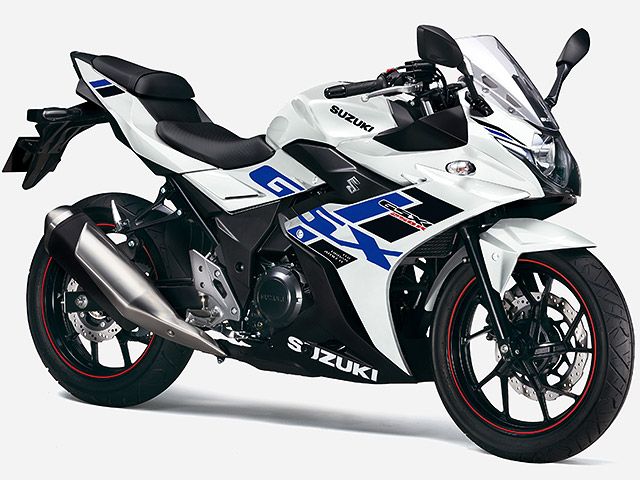2023年 GSX250R パールグレッシャーホワイトNo.2(カタログメイン)