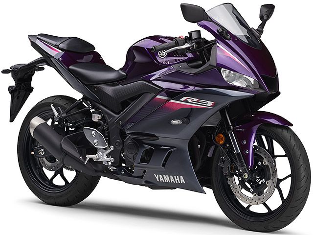 2023年 YZF-R3 ABS ダークブルーイッシュパープルメタリック3(カタログメイン)