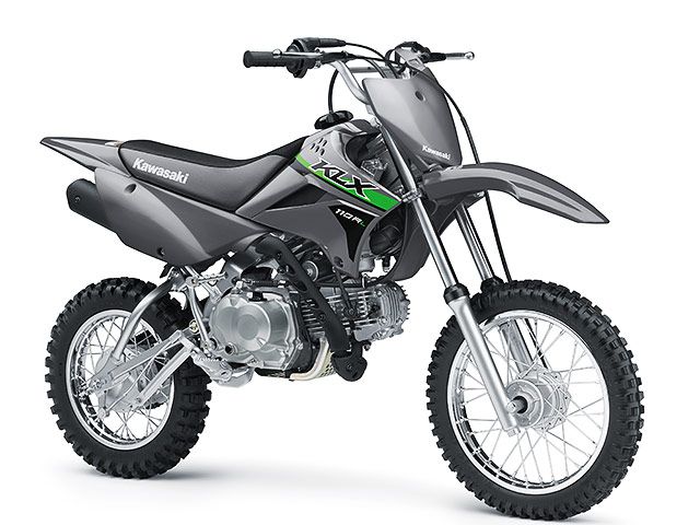 2024年 KLX110R L バトルグレー(カタログメイン)
