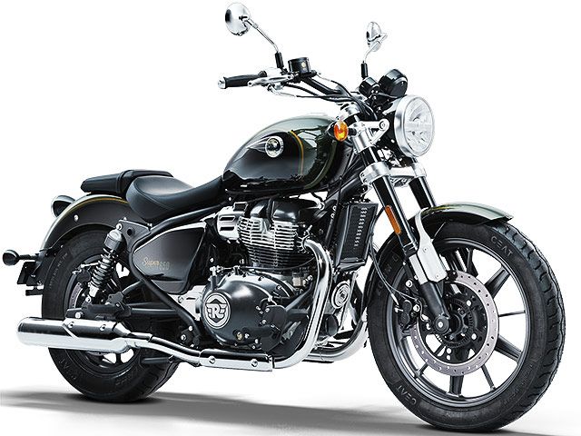 2023年 Super Meteor 650 Standard インターステラーグリーン(カタログメイン)