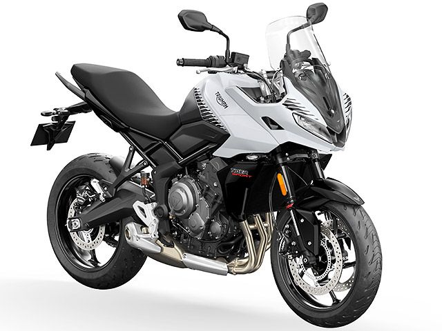 2024年 Tiger Sport 660 スノードニアホワイト&ジェットブラック(カタログメイン)
