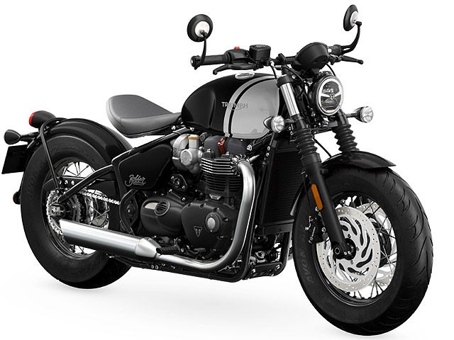 2024年 Bonneville Bobber ジェットブラック&アッシュグレー(カタログメイン)
