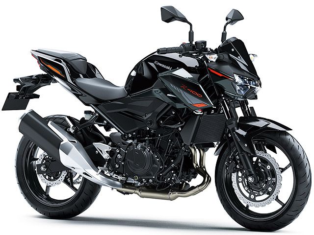 2024年 Z400 エボニー×メタリックカーボングレー(カタログメイン)