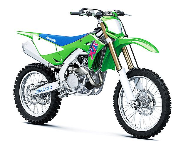 2024年 KX450 50th Anniversary Edition ライムグリーン(カタログメイン)