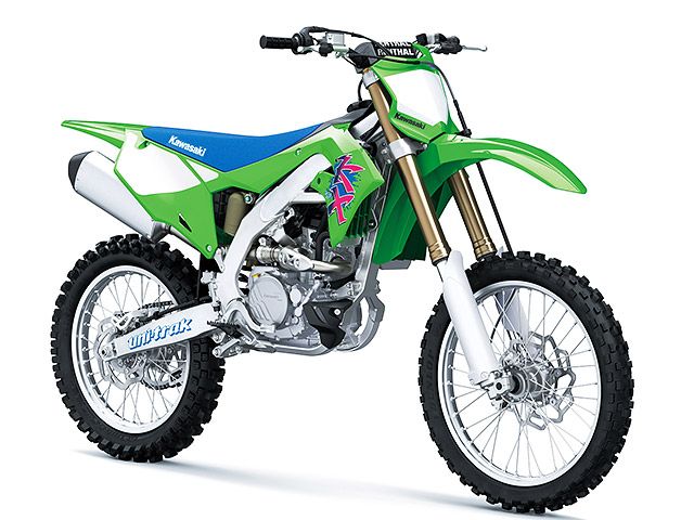 2024年 KX250 50th Anniversary Edition ライムグリーン(カタログメイン)