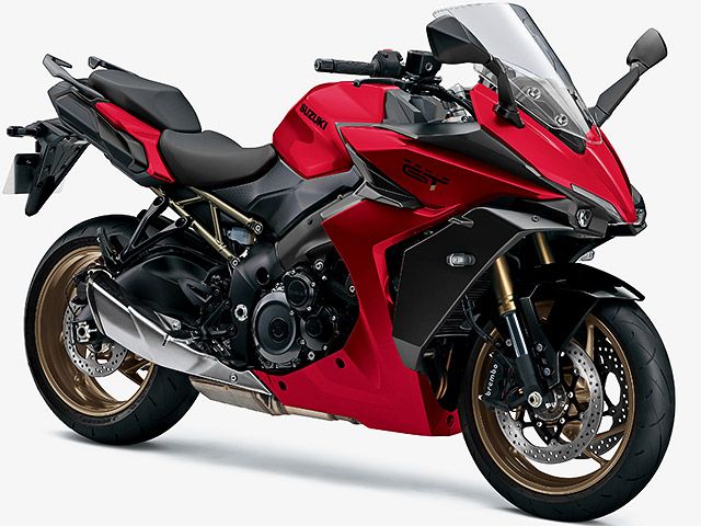 2024年 GSX-S1000GT キャンディダーリングレッド(カタログメイン)