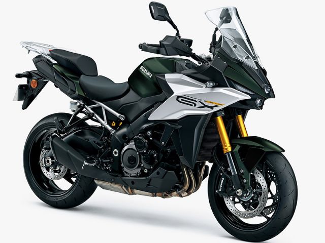 2024年 GSX-S1000GX パールマットシャドーグリーン(カタログメイン)