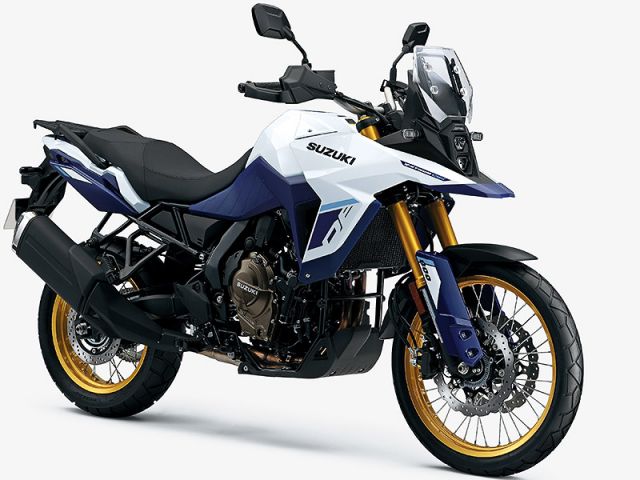 2024年 V-Strom 800DE パールテックホワイト(カタログメイン)