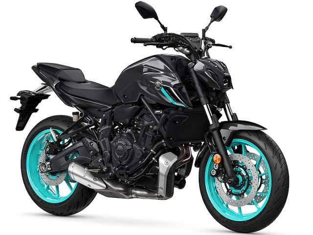 2024年 MT-07 ABS ダークブルーイッシュグレーメタリック8(カタログメイン)
