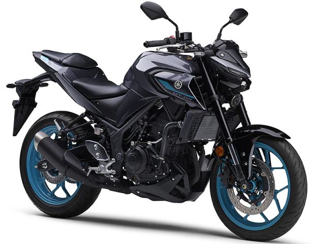 2024年 MT-03 ABS ダークブルーイッシュグレーメタリック8(カタログメイン)
