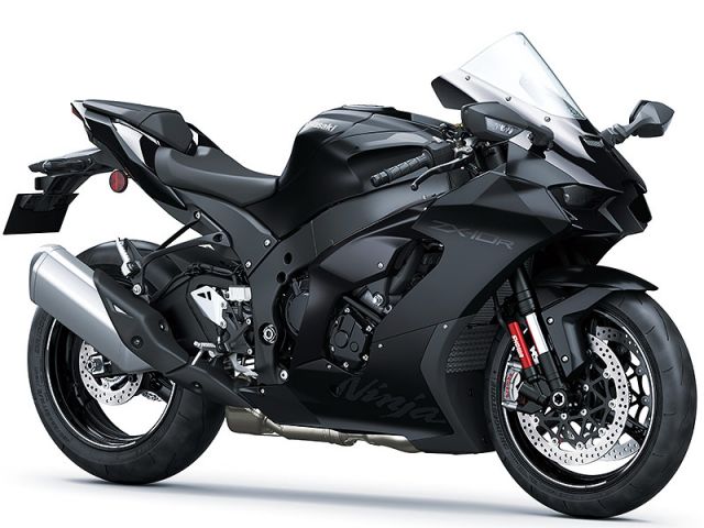 2025年 Ninja ZX-10R メタリックフラットスパークブラック×エボニー(カタログメイン)