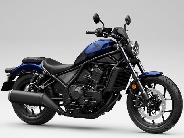 2025年 CMX1100 Rebel DCT Pearl Hawkseye Blue(カタログメイン)
