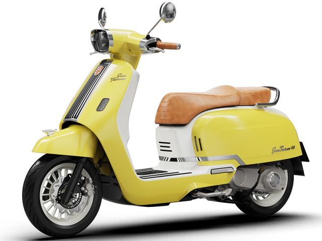 2025年 GT125S ELEGANCE EDITION レモンイエロー(カタログメイン)