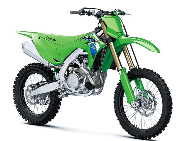 2026年 KX450 ライムグリーン(カタログメイン)
