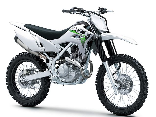 2026年 KLX230R ブライトホワイト(カタログメイン)