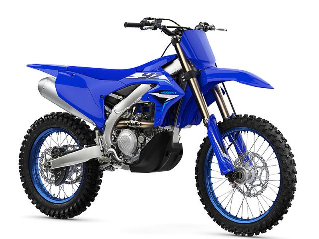 2026年 YZ450FX ディープパープリッシュブルーソリッドE(カタログメイン)
