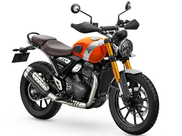 2026年 Scrambler 400X Baja Orange and Aluminium(カタログメイン)