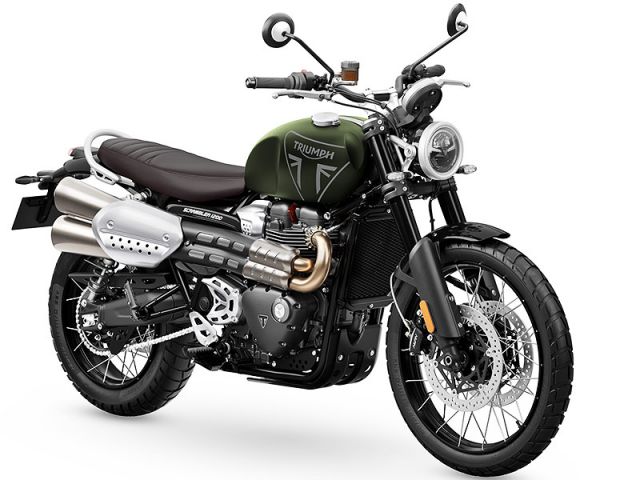 2026年 Scrambler 1200 X Matt Khaki Green(カタログメイン)