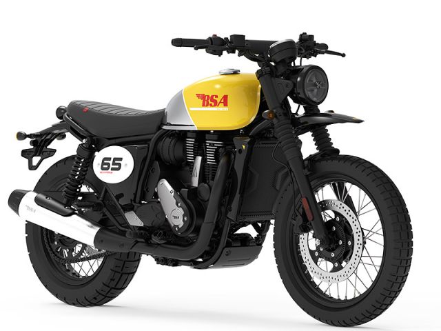 2025年 Scrambler650 Victor Yellow(カタログメイン)