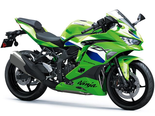 2025年 Ninja ZX-25RR ライムグリーン(カタログメイン)