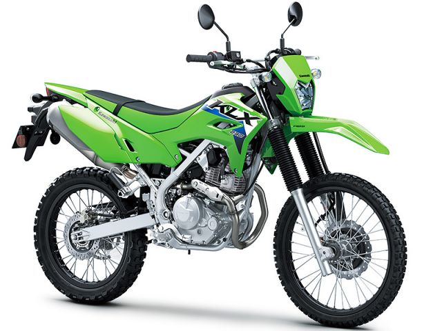 2026年 KLX230 ライムグリーン(カタログメイン)