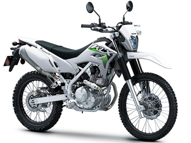 2026年 KLX230 S ブライトホワイト(カタログメイン)