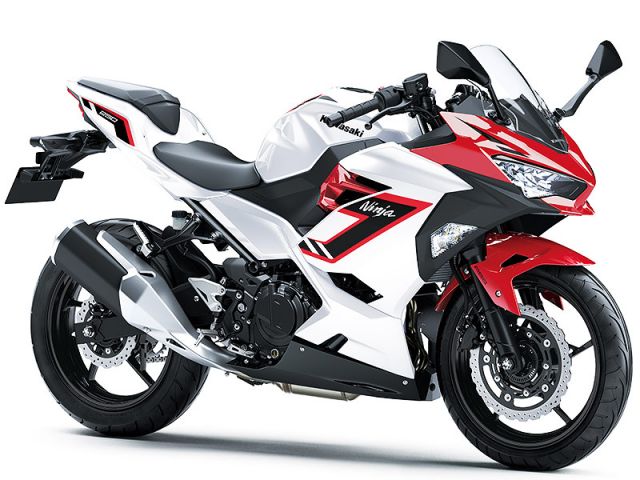2026年 Ninja 250 ギャラクシーシルバー×キャンディパーシモンレッド(カタログメイン)