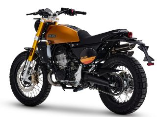 2025年 CABALLERO Scrambler500 Deluxe(リアビュー)