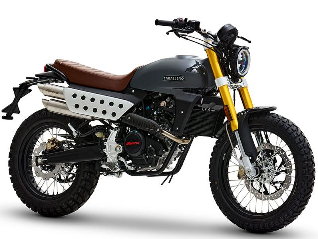 2025年 CABALLERO Scrambler125 Deluxe ストレートグレー(カタログメイン)