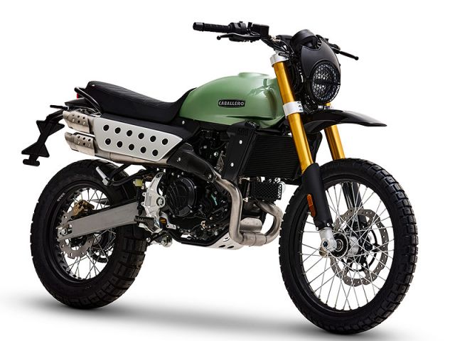 2025年 CABALLERO Rally500 メタリックグリーン(カタログメイン)