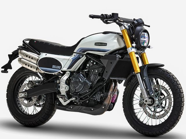 2025年 CABALLERO Scrambler700 Deluxe カンポヴォーログレー(カタログメイン)