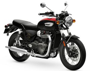 2026年 Bonneville T100Jet Black and Diablo Red