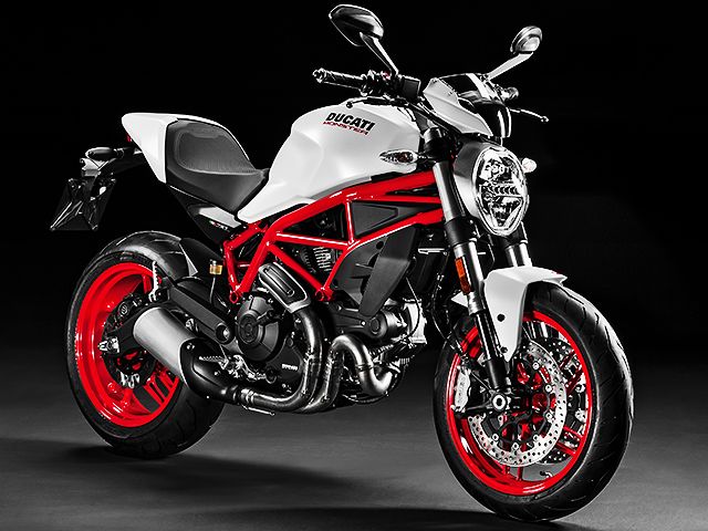 2017年 Monster 797+ スターホワイト・シルク（カタログメイン）