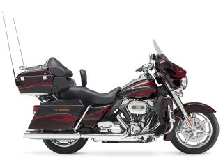 2013年 CVO FLHTCUSE8 Electra Glide Ultra Classicタイフーンマルーン＆ブラックダイアモンド＆バーガンディーブレイズ with サンダーブレイドグラフィックス