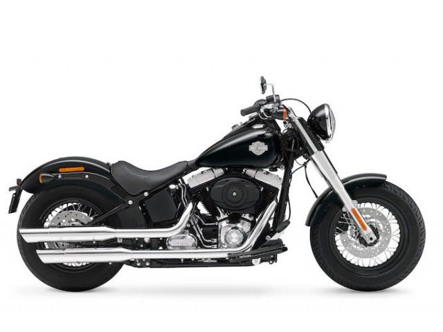 2015年 FLS Softail Slim ビビッドブラック（カタログメイン）