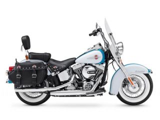 2016年 FLSTC Heritage Softail Classicクラッシュドアイスパール/フロステッドティールパール