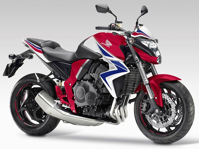 2015年 CB1000R ABS Pearl Siena Red/Pearl Cool White（カタログメイン）