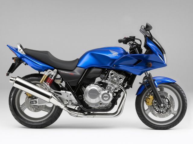 2008年 CB400 SUPER BOL D'OR ABS グリントウェーブブルーメタリック（カタログメイン）