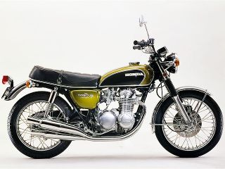 1971年 DREAM CB500 FOUR（サイドビュー）