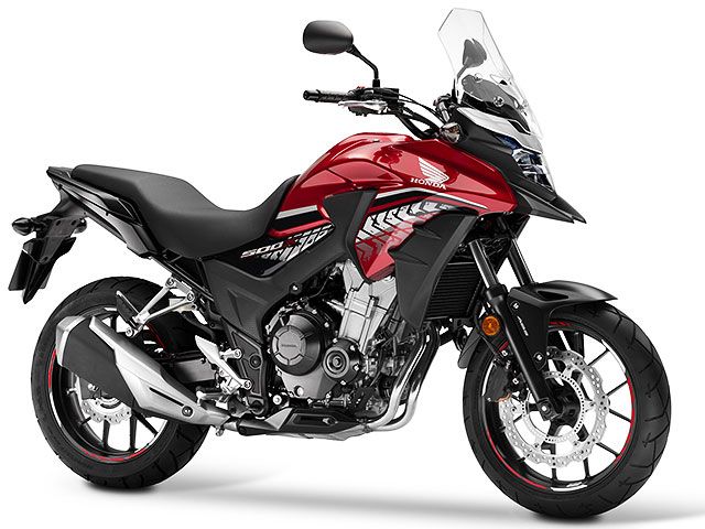 2017年 CB500X Candy Rose Red（カタログメイン）