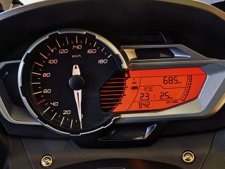 2013年 C600Sport（メーター表示イメージ）
